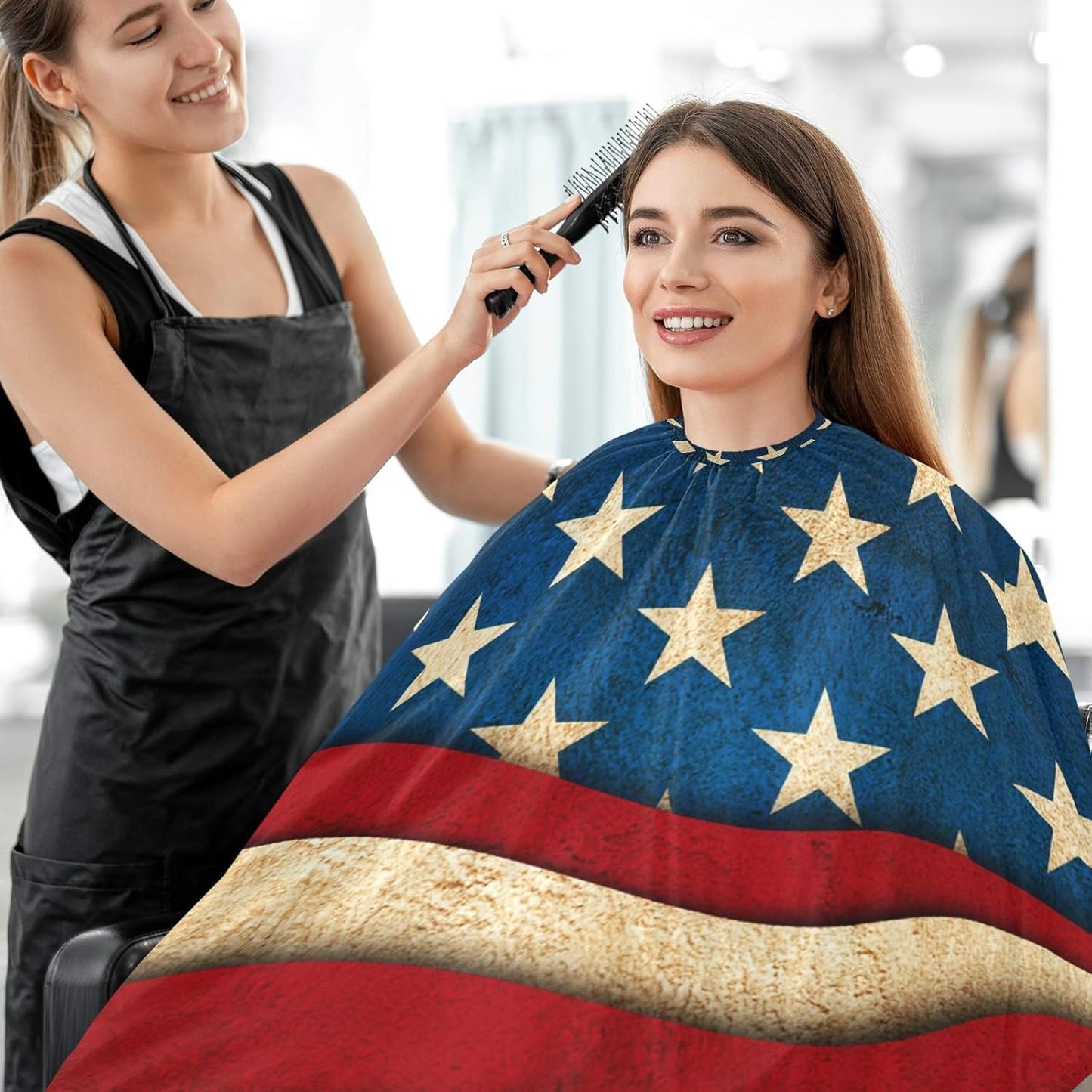 Stylish Barbershop Salon Barber Cape Haircut Cape Salon Apron Unisex Hair Cutting Apron for Men Women
