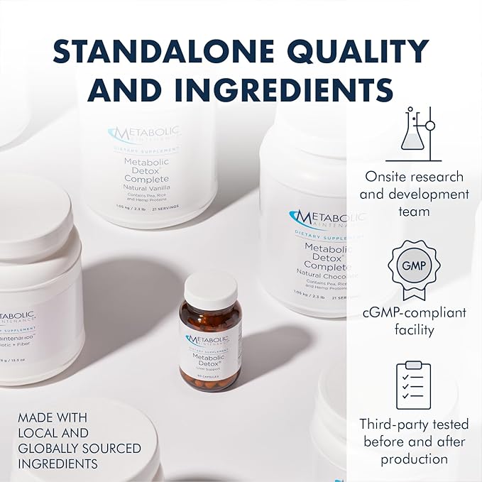 Metabolic Maintenance Deluxe Scavengers - Antioxidant Supplement with Vitamin C, Glutathione, Pomegranate, CoQ10 - Lutein + Zeaxanthin to Support Healthy Vision + Cognition (60 Capsules)