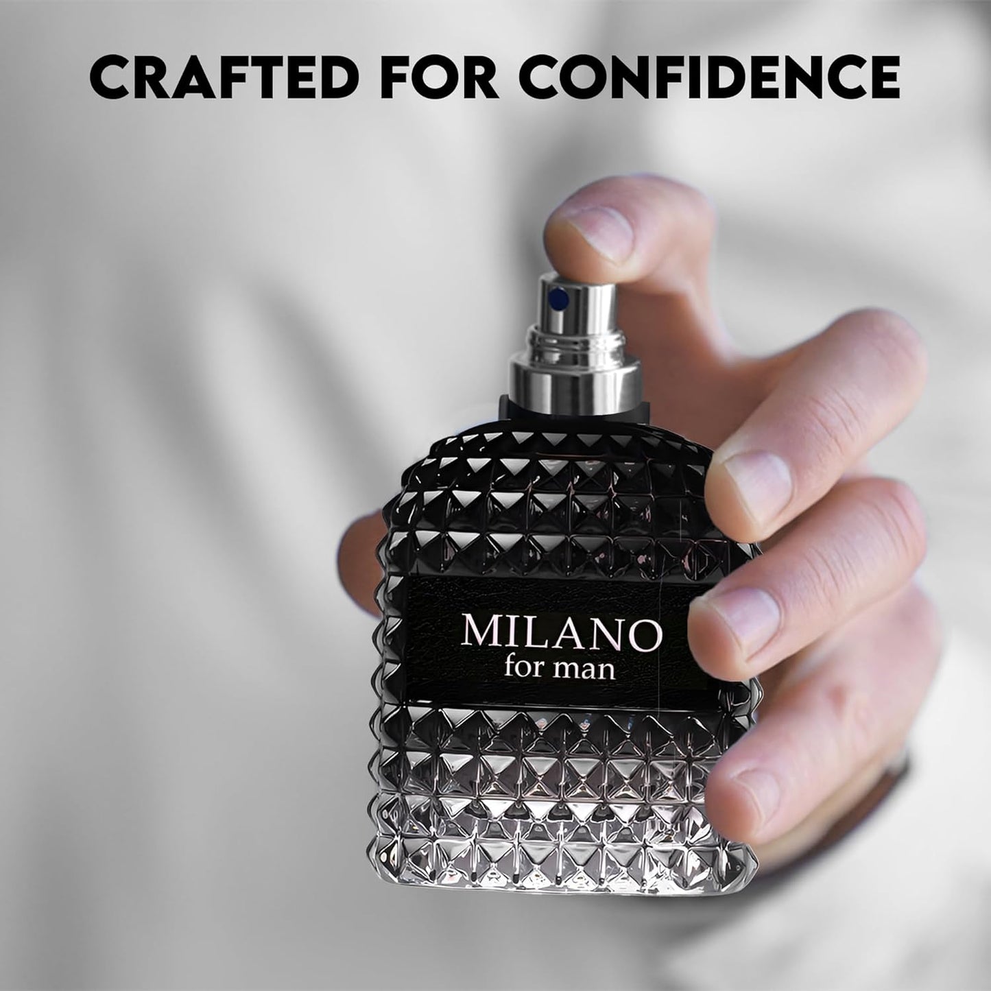 4-Piece Cologne for Men Includes Choco Musk/SE/Aqua Deep Blue/Milano Scent of Woody, Spicy, Citrus & Aromatic eau de parfum Men Gift Set Each 100Ml for Daily Use