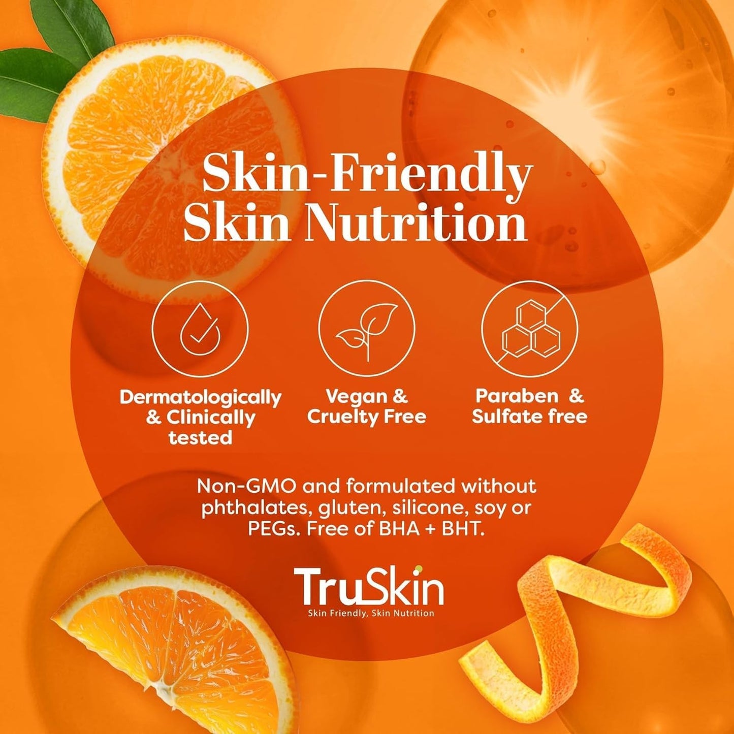 TruSkin Vitamin C Night Cream – Skin’s Natural Collagen Supporting Blend with Cocoa Butter, Vitamin B5, Botanical Essential Oils – Brightening and Hydrating Face & Neck, Firmer-Feeling Skin, 2 fl oz