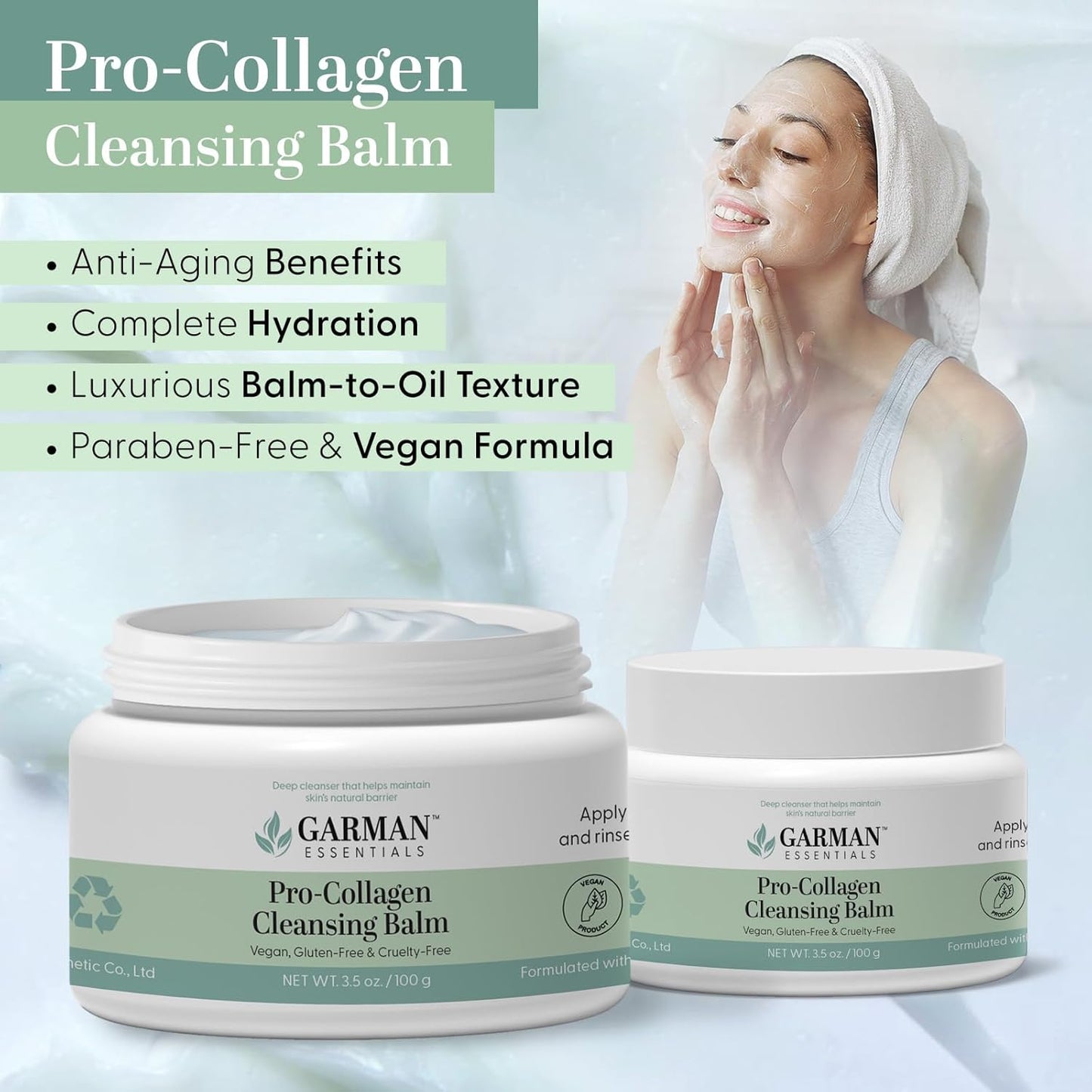 Cleansing Balm, Oil Cleanser for Face & Makeup Remover