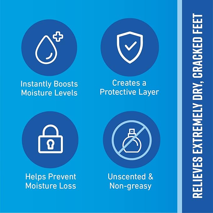 O'Keeffe's for Healthy Feet Foot Cream - 6.4 oz Jar (2 Pack) - Guaranteed Relief for Extremely Cracked, Dry Feet, Repairing Skincare, Instantly Boosts and Retains Moisture Levels