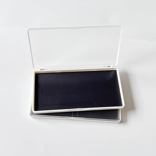 2PC Empty Magnetic Makeup Palette, White Frosted Clear Lid, Empty Eyeshadow Palettes Depots Tavel Storage Box, Small Travel Size, 5.5 x 3.1 inches,