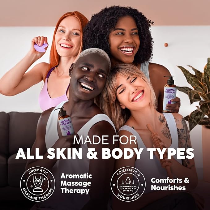 Kukka Aromatherapy Massage Oil for Massage Therapy - 6.76 Fl Oz - 100% Pure Natural - Lavender, Orange Aroma Therapy for Women & Man Body Oil - SPA & Relaxing Quality Moisturizing