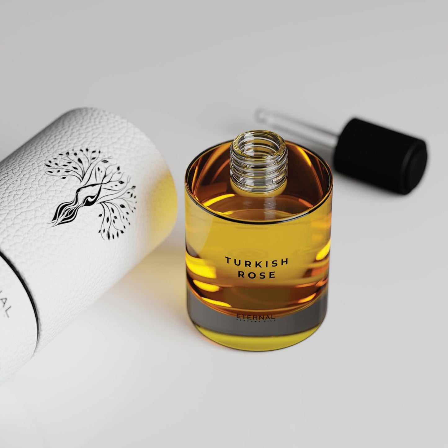 Turkish Rose Perfume Oil | Long Lasting Perfume Oil for Women and Men (Unisex) - 50ml with 30ml Turkish Rose (Pack of 2)