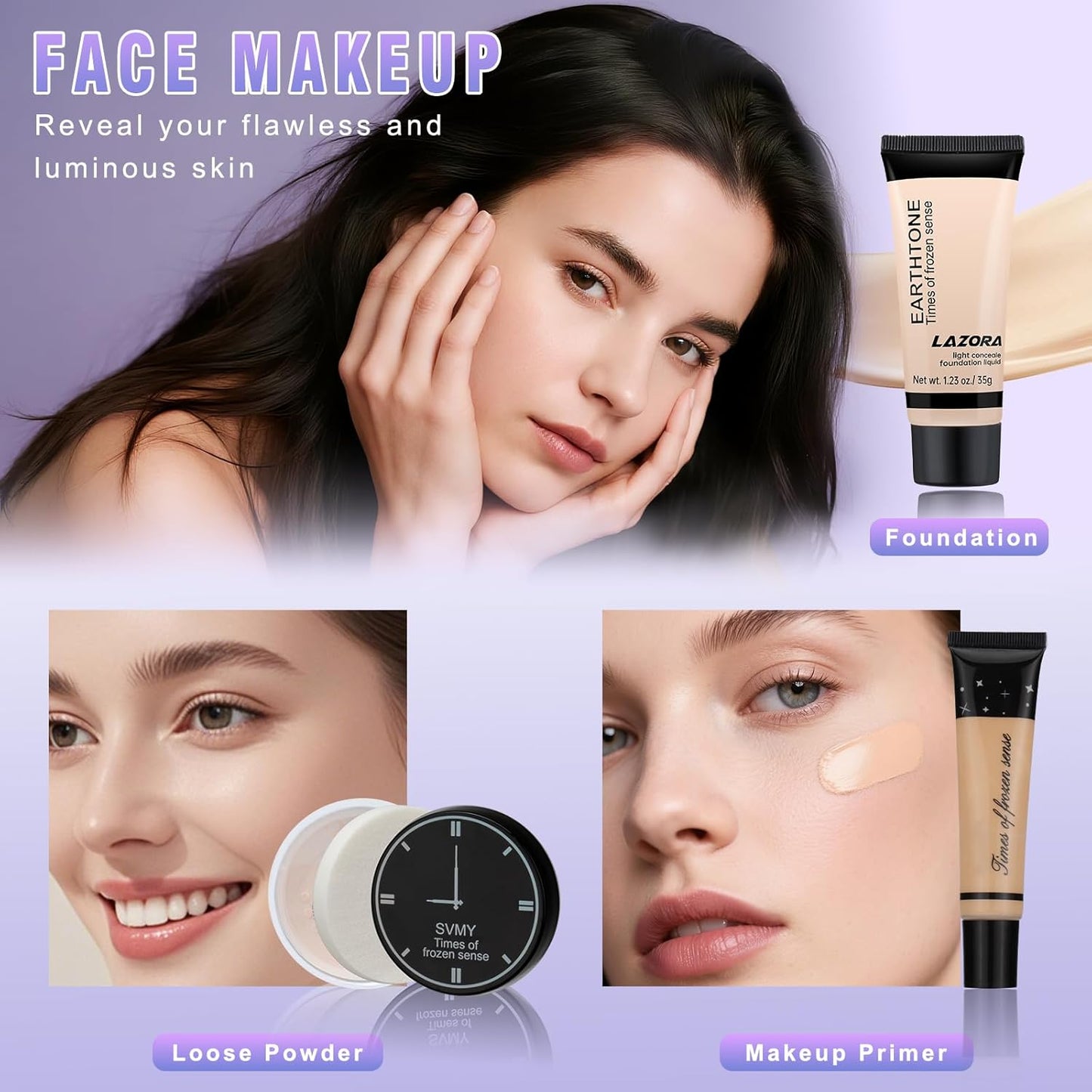 Makeup Kit for Teens Makeup Gift Set for Beginners Teenager Makeup Sets Travel Makeup Kits for Teenagers Girls 14-16 Make Up Kit for Teen & Girls