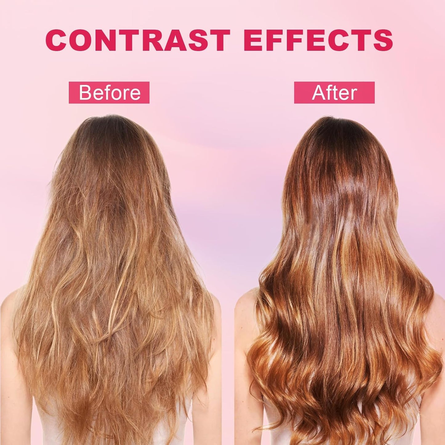 Keratin & Collagen Repair Hair Mask for Damaged Hair | Deep Conditioner Revives Dry, Frizzy, Bleached & Color-Treated Hair | With Argan Oil & Biotin | Treatment for Split Ends | 500ml