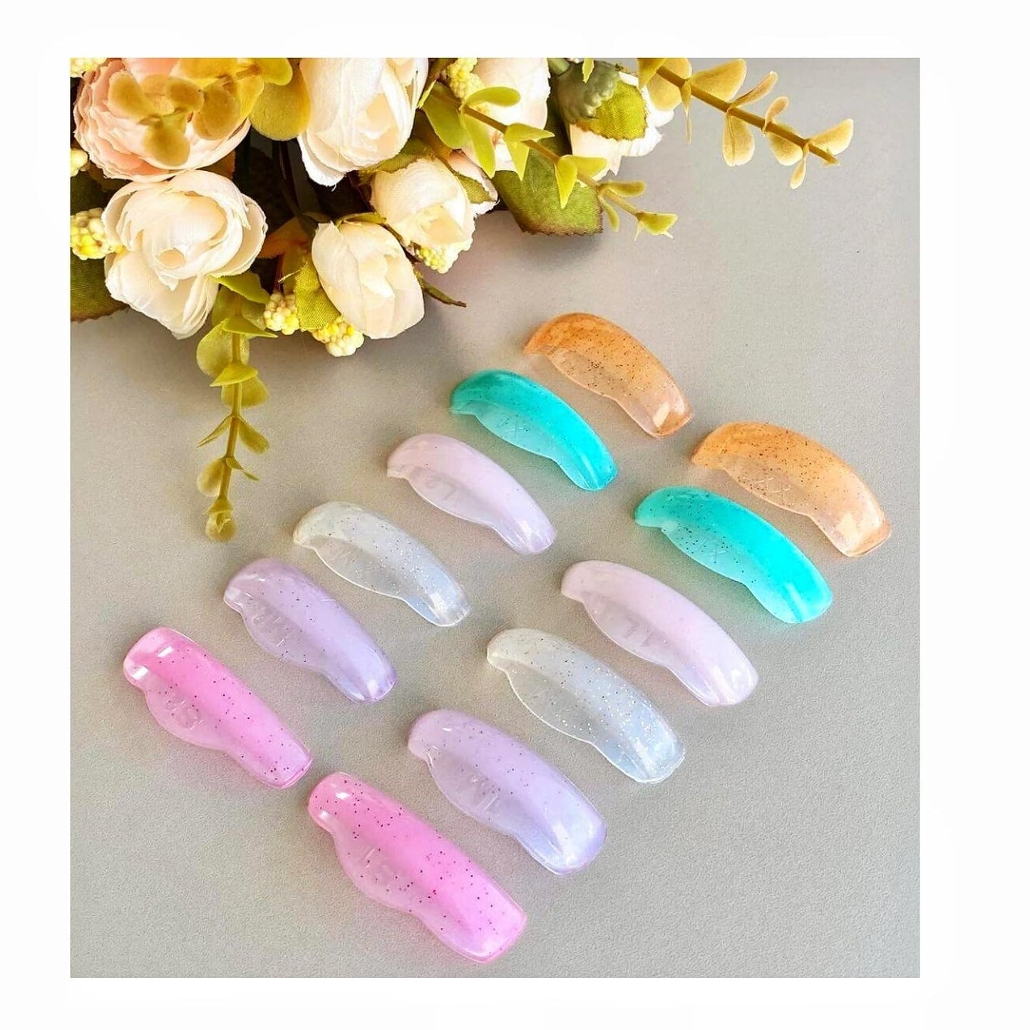 Lash Lift Shield C Curl 5 Size Lash Lift Lamination Pad, Rapid 5 Minute Eyelash Lifting Shields Make Eyes Voluminous Flexible C curl Pads Extreme Perm Rod 100 Applications