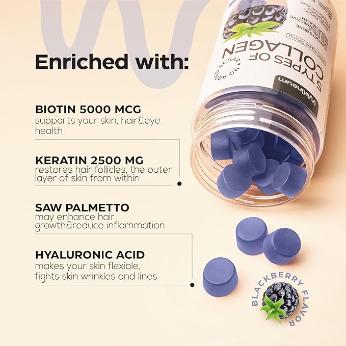 Collagen and Sea Moss Gummies Bundle - Collagen Peptides, Irish Sea Moss, Biotin, Keratin, Bladderwrack - Gummy Supplement for Immunity, Detox, Healthy Hair, Skin and Nails - for Men and Women