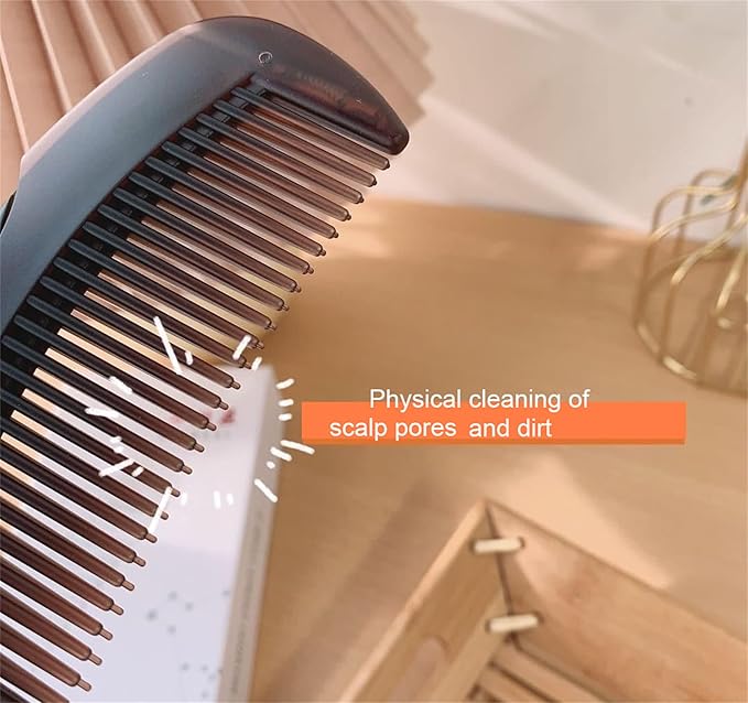Dandruff Comb Energy Massage Comb Hair Dressing Comb Healthier Scalp and Better Hair Quality Removal of Dandruff and Dirtfor Women Men (with red bag)