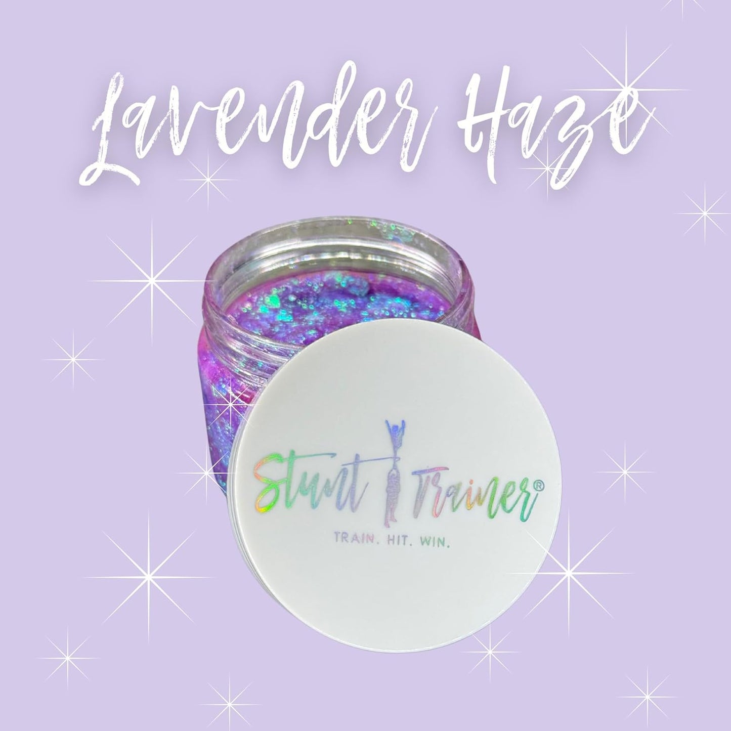 Stunt Trainer Cheer Glitter Face Body Makeup Peel Off Gel Chunky Holographic 15 Colors 1.6oz Vegan Cruelty Free Nontoxic Cheerleader Cheerleading Makeup