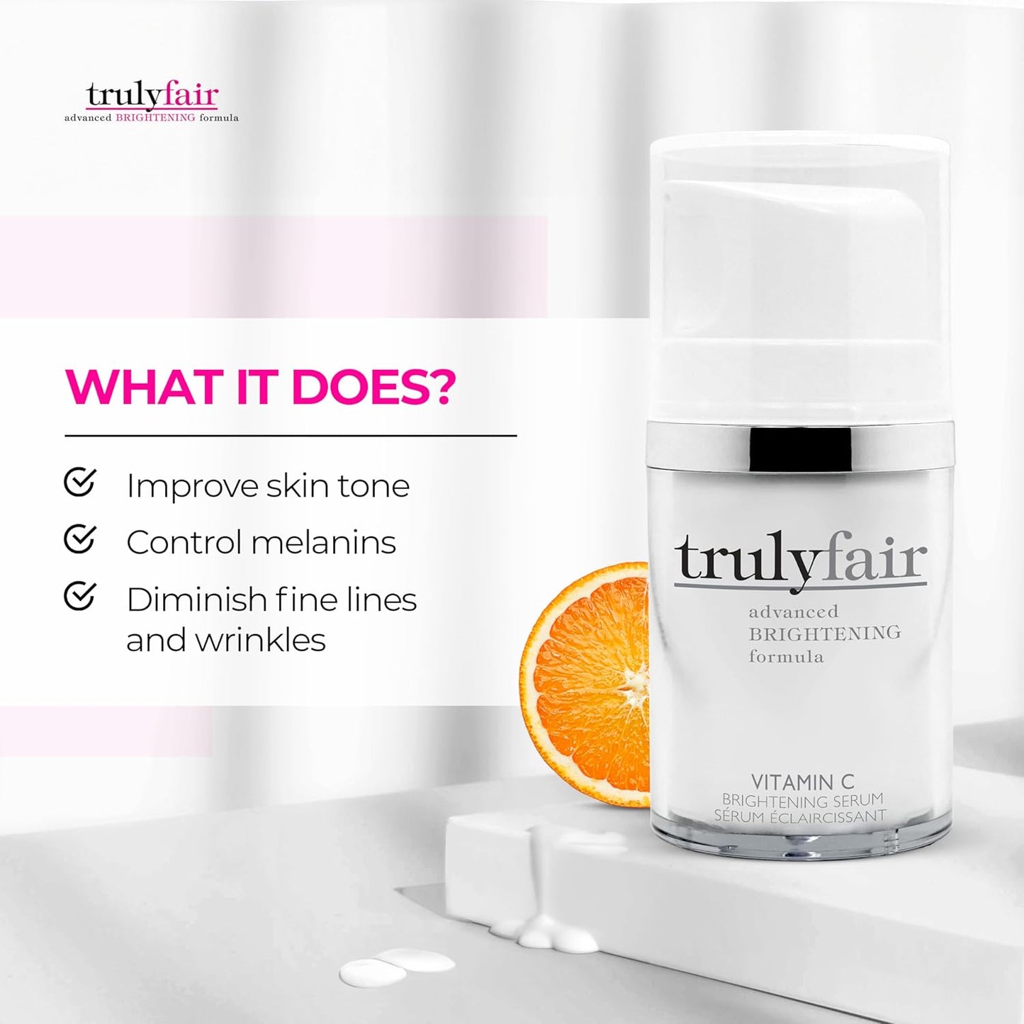 Face Brightening Kit–AHA Gel Lotion 1.7 fl oz & Vitamin C Serum 1 fl oz–Skincare Kit-Anti-Wrinkle Serum-Collagen Booster-Paraben-free - for Women