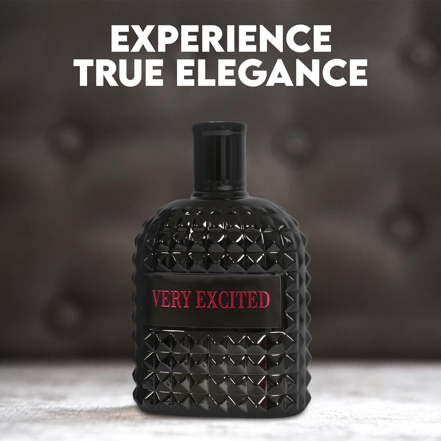 Very Excited Sensual Woody Fragrance for Men | Long Lasting Cologne Aromatic Scent, Eau de Parfum Natural Spray - Great Holiday Gift, 3.4 Fl Oz/100 Ml