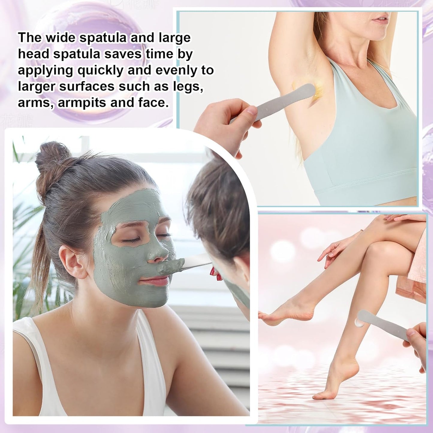 4PCS Stainless Steel Makeup Spatula Mini Metal Cosmetic Spatula Korean Skincare Spatula Multi-functional Beauty Spatula Tiny Facial Spatula Beauty Accessories for Personal Care Makeup Cosmetics Tools