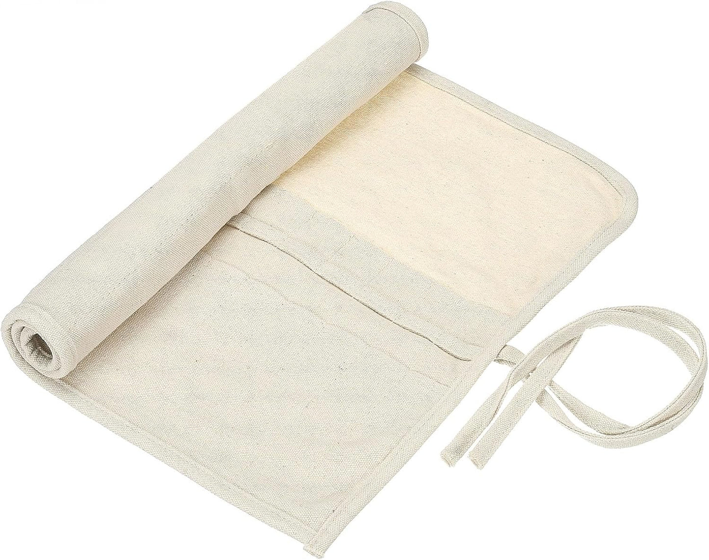 YOKIVE Color Pencil Organizer, Painting Brush Holder Artist Roll Art Craft Supplies Bag for Marker Outdoor Travel Organizing, 22 Slots, White