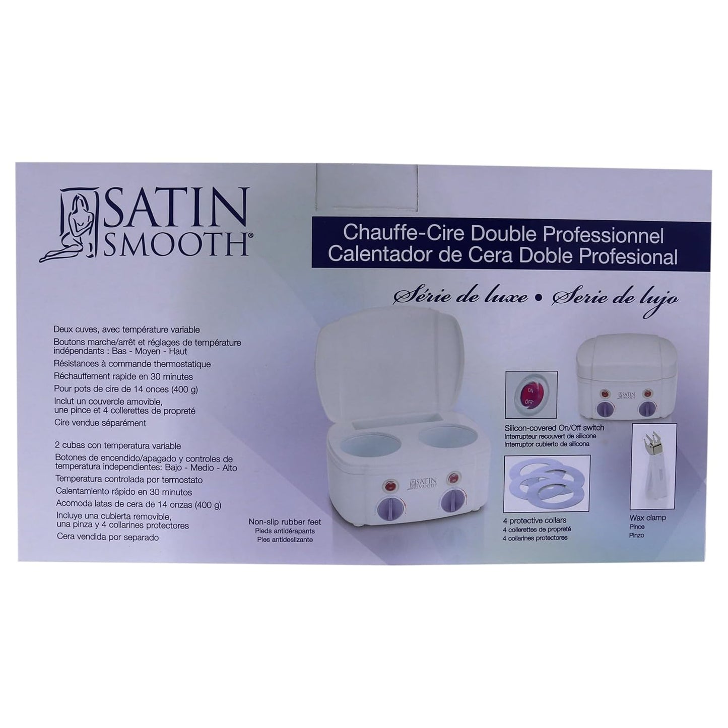 SATIN SMOOTH Double Wax Warmer for Hair Removal