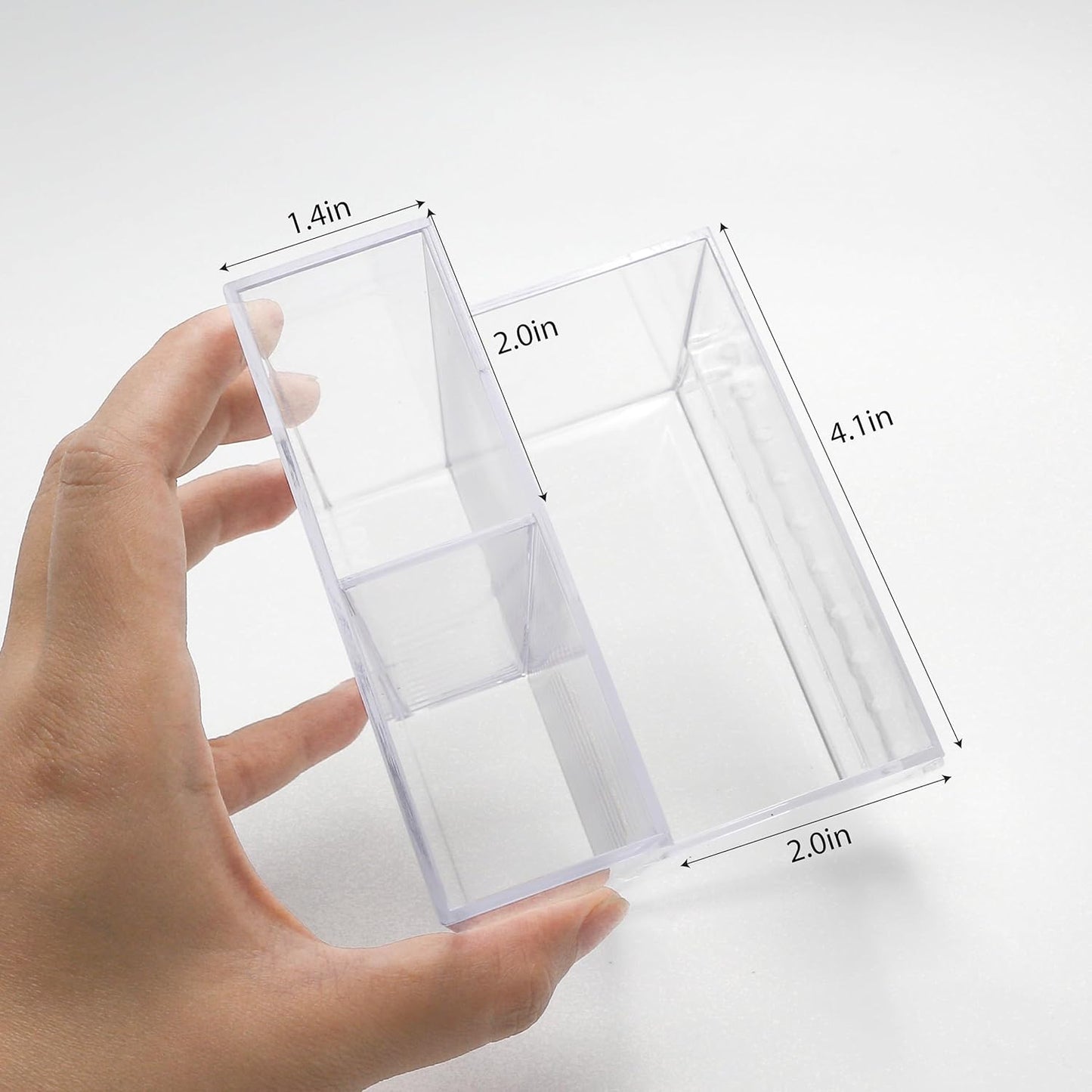 10 Holes Storage Box Holder Organizer to Display Nail Drill Bit File Brush Electric Machine Manicure Accessory, Grinding Tool Essentials, Acrylic Clear Transparent Stand Case Desk Room Accessories