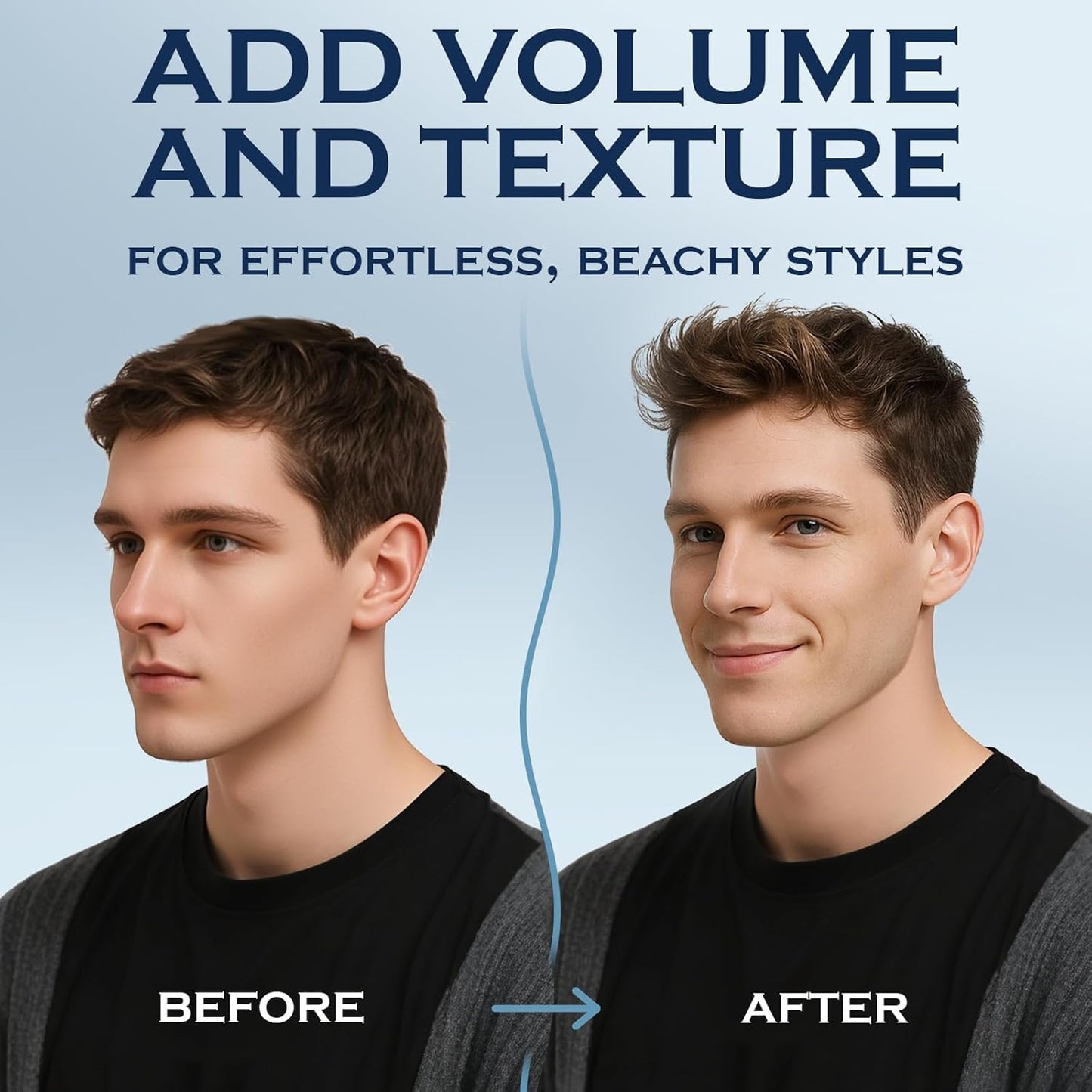 Sea Salt Spray for Men, Travel Essentials, Beach Vacation Essentials, Travel Size Beachy Hair Texturizing Hairspray, Surf Spray Adds Instant Volume, Men Gift Ideas, 3.4 Oz