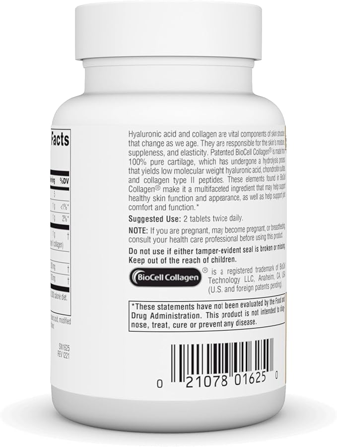 Source Naturals Skin Eternal Hyaluronic Acid, 50mg - 60 Tablets