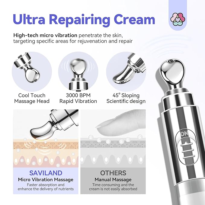 SAVILAND 2024 Ultra-Repairing Cuticle Cream: 20ml Organic Black Castor Oil Vitamin E Cuticle Softener for Deep Hydration Nail Care Aging Damaged Dry Cuticles Repair Nail Strengthener Home