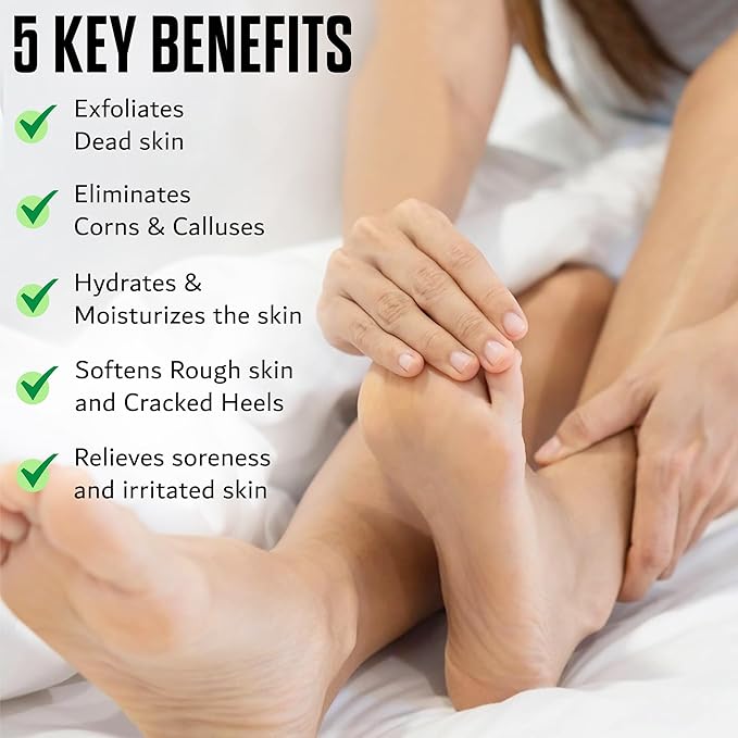 Tea Tree Oil Balm – Moisturizer for Dry Cracked Feet – Instantly Hydrates & Soothes Irritated Skin & Athlete's Foot – Best Care for Women and Men – Made in USA