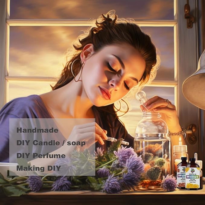 Lavender Essential Oil (4 oz) – 100% Pure Fragrance Oil for Diffusers, Humidifiers, Aromatherapy, Relaxation, Bath, Massage, Candles, Soap Making, DIY, Home Cleaning, Gifts – Gentle Floral Fragrance