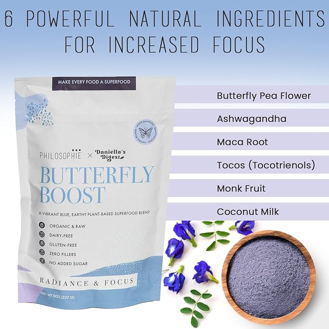 Philosophie Cosmic Elixir & Butterfly Boost Bundle - Superfood Powder Blends - All Natural Plant-Based 2pack