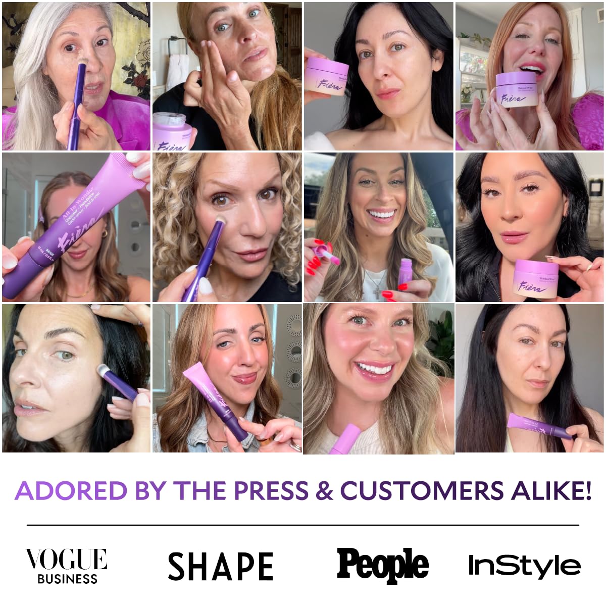 Fièra Vitamin C Serum with Hyaluronic Acid & Citrus Stem Cells - Anti-Aging Brightening, Firming, Hydrating Serum for Mature Skin, Reduces Dark Spots, Fine Lines & Boosts Radiance - 1 FL. OZ. / 30 ML