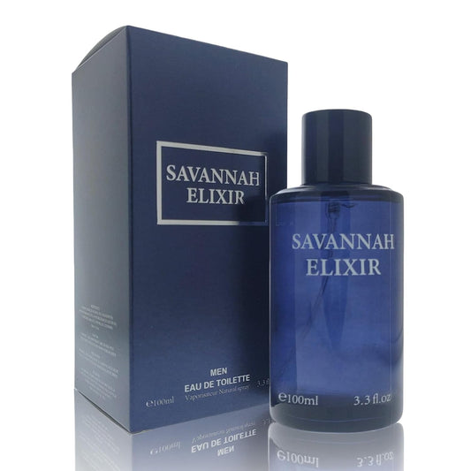 Men's Cologne Eau De Toilette EDT Spray Savannah Elixir 3.4 Fluid Ounce