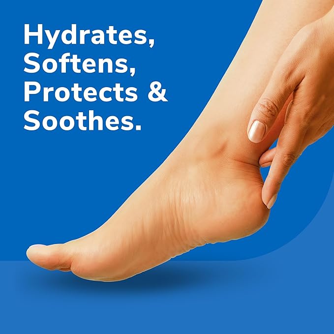 Dr. Scholl's Severe Cracked Heel Repair Restoring Balm 2.5oz, with 25% Urea for Dry, Cracked Feet, Heals and Moisturizes for Healthy Feet, Epsom Salt Soothes, Safe for Diabetics, 3-pack