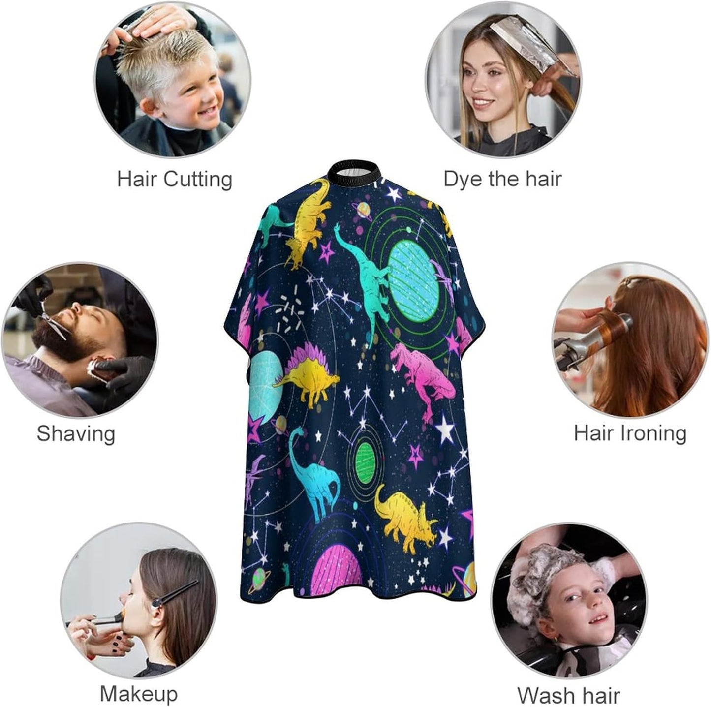 Barber Cape for Kids Funny Duck Haircut Cape Professional Salon Cape Waterproof Hair Cutting Styling Haircut Apron