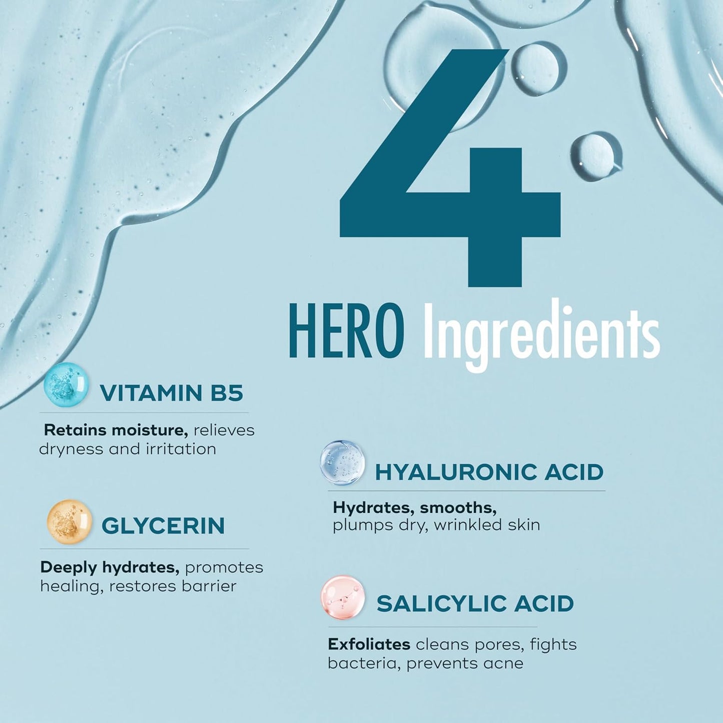 Envy Hyaluronic Acid Serum for Face - Pore Cleansing, Skin Tightening & Hydrating - Dermatologist Tested, Anti-Aging Facial Serum for All Skin Types - Cruelty-Free Korean Skin Care - 1.69 Fl. Oz