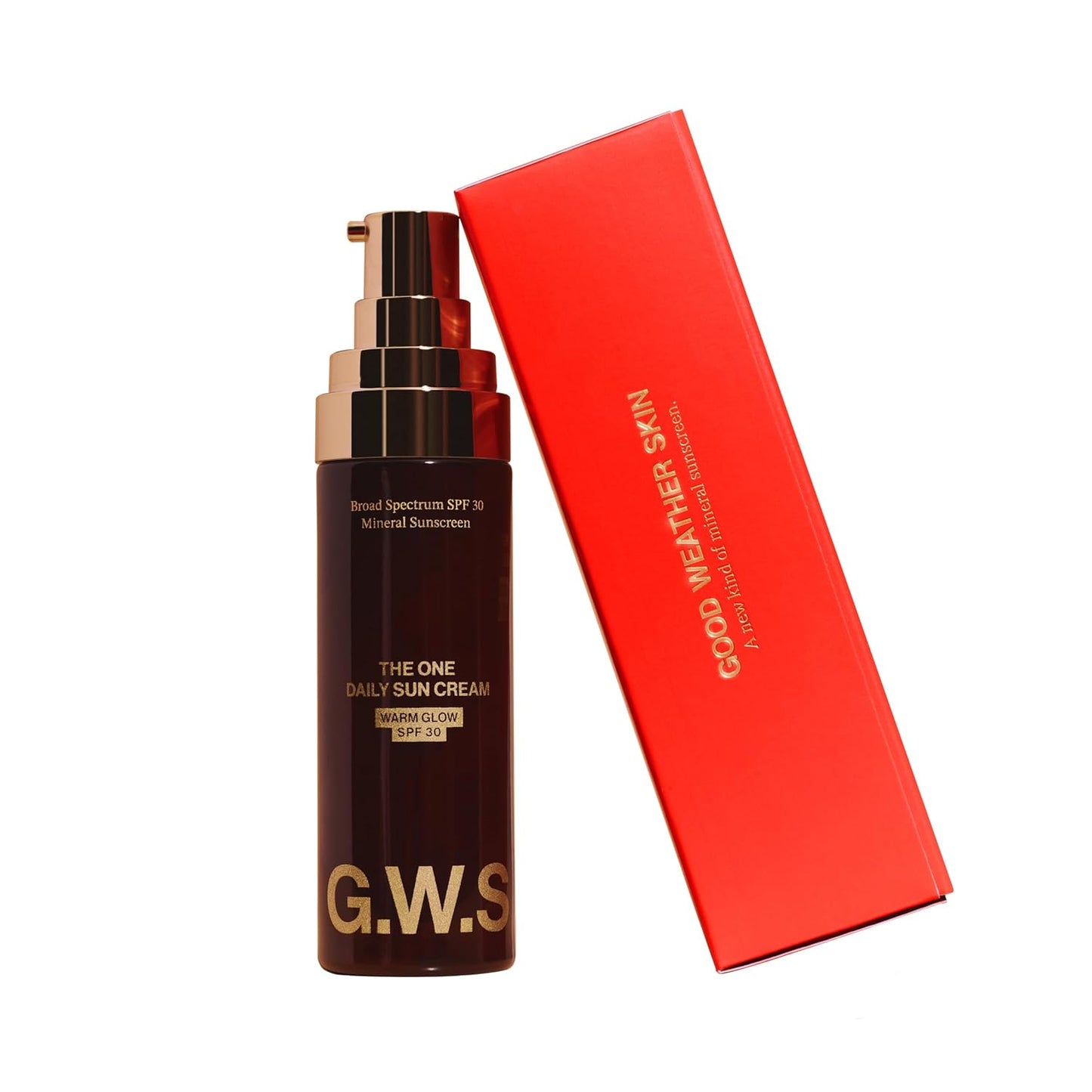 The One Warm Glow Daily Sun Cream SPF 30 – Hydrating Mineral Sunscreen for Face & Neck, Sensitive Skin Safe, with Zinc, Niacinamide, Squalane & Sea Buckthorn, 1 oz