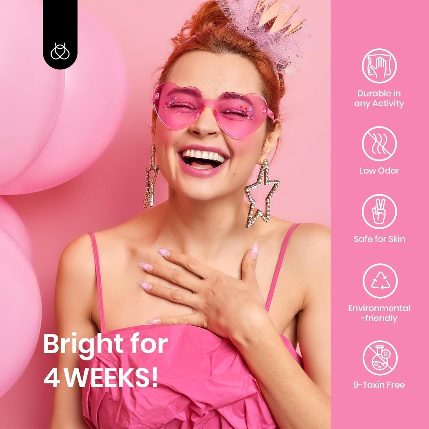 Beetles Pink Gel Nail Polish - Flamingo Feather Light Pink Gel Polish, Soak Off UV LED Nail Lamp Nail Art Manicure Salon DIY Home Gift for Women 15ml