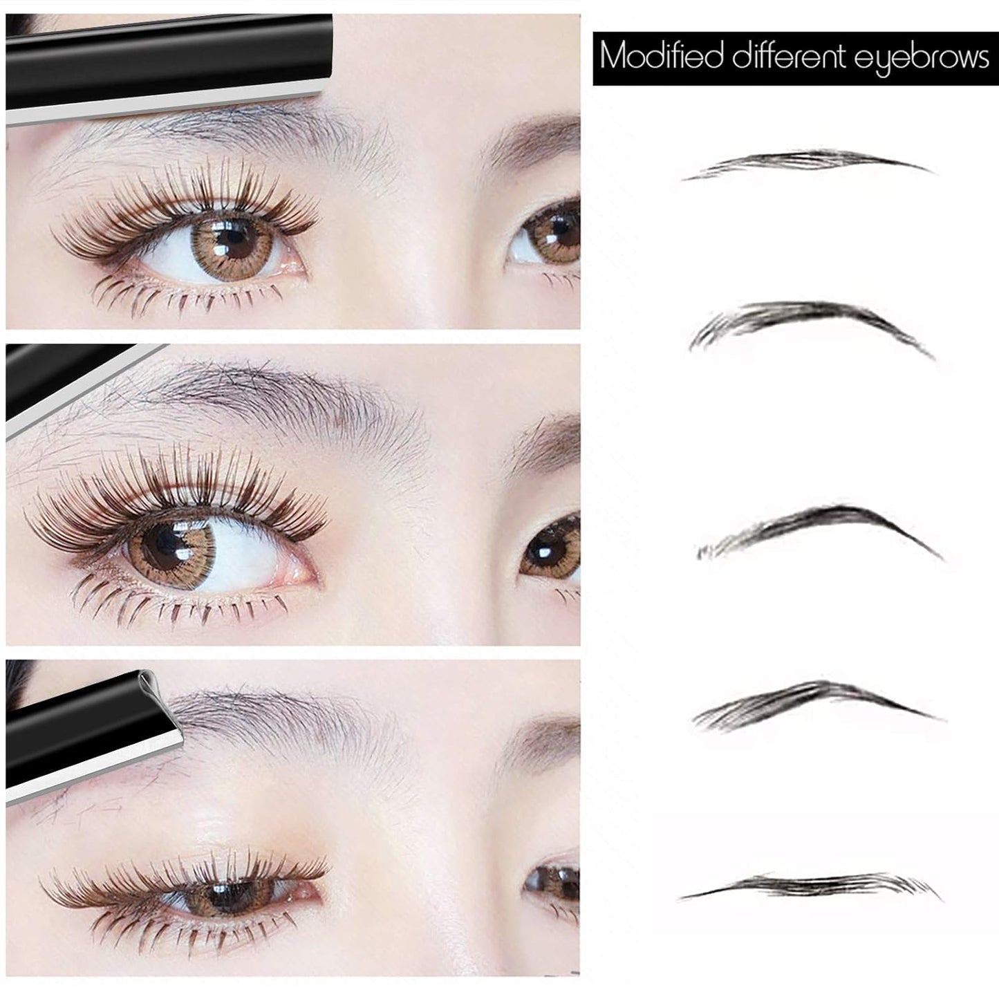 Miss Gorgeous Eyebrow Razor, Eyebrow Razor Shaper for Men and Women, Grooming Shavers (black)