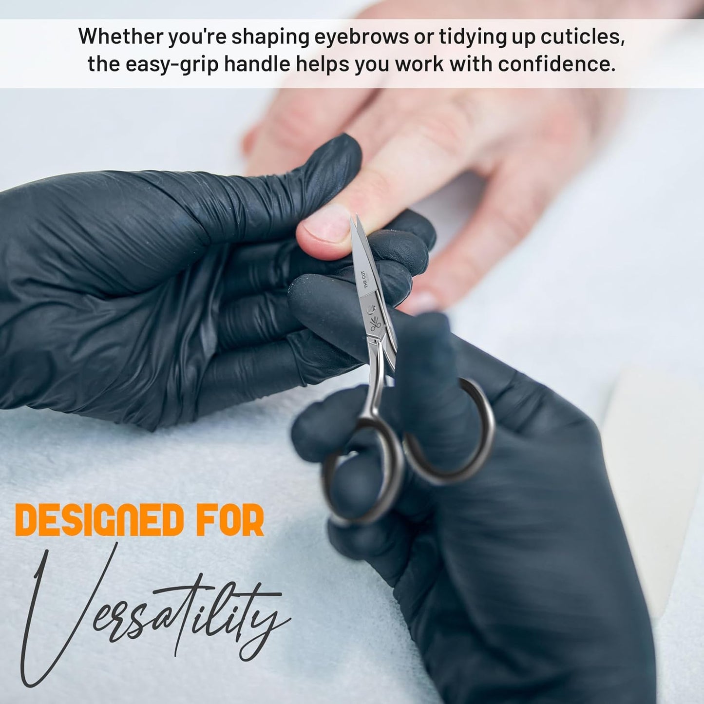 The Cut Factory® Precision Facial Hair Scissor – Premium Stainless Steel Grooming Tool for Eyebrows, Mustache & Beard – One Tool, All Power – No Fillers, Just Luxury