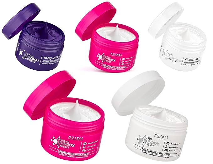 Amazonliss HAIR TREATMENT MASK FOR DAMAGED BRAZILIAN BONDOX & BLONDE & AFRO Thermal Activated Mask