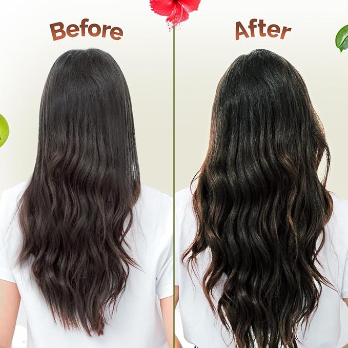 MAMAEARTH Kerala Thaali Cleansing Hair Mask for Thick & Long Hair | with Hibiscus, Shikakai, Amla, Flaxseed | Ready To Use Thali | Gently Cleanses with 12 Herbs | 7.05 Oz/200 g