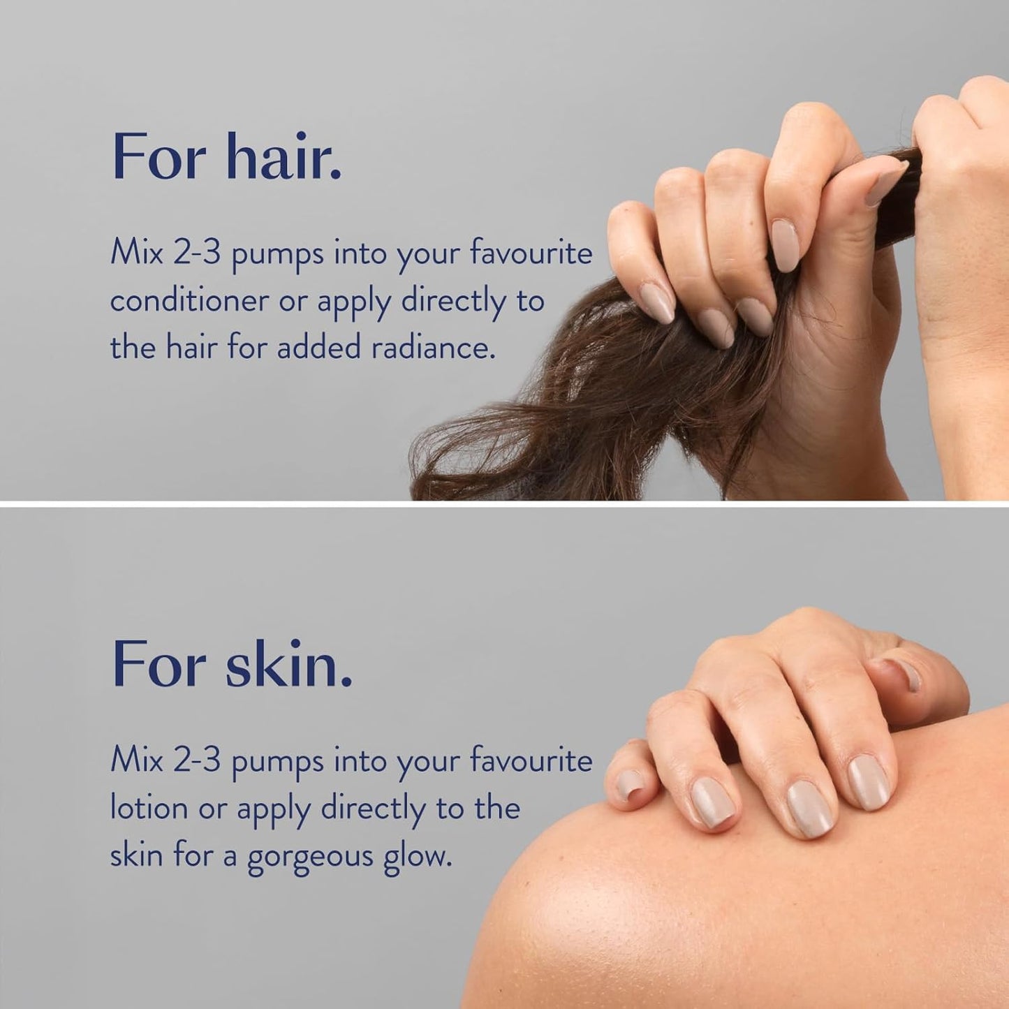 eSalon Hair and Body Oil, Nourishing Dry Oil for Color Treated Hair, Radiant Hair and Skin Care, 59ml/2fl oz