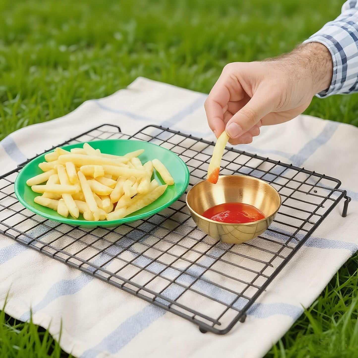 10 Pcs DIY Face Mask Mixing Bowl,3.23" Stainless Steel Esthetician Facial Mask Bowl Skin Care Mixing Tool for Salad Cereal Fruit Appetizer Snack Soup Dipping