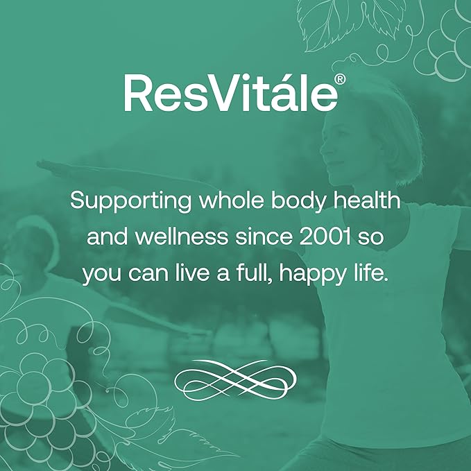 ResVitale Ultra Collagen Enhance - Skin Care Supplement with Resveratrol - 90 Veggie Capsules