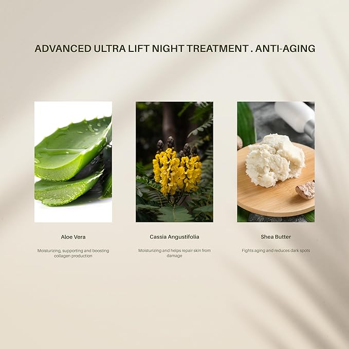 Advanced Anti-Aging Night Treatment by Dirran Organic
