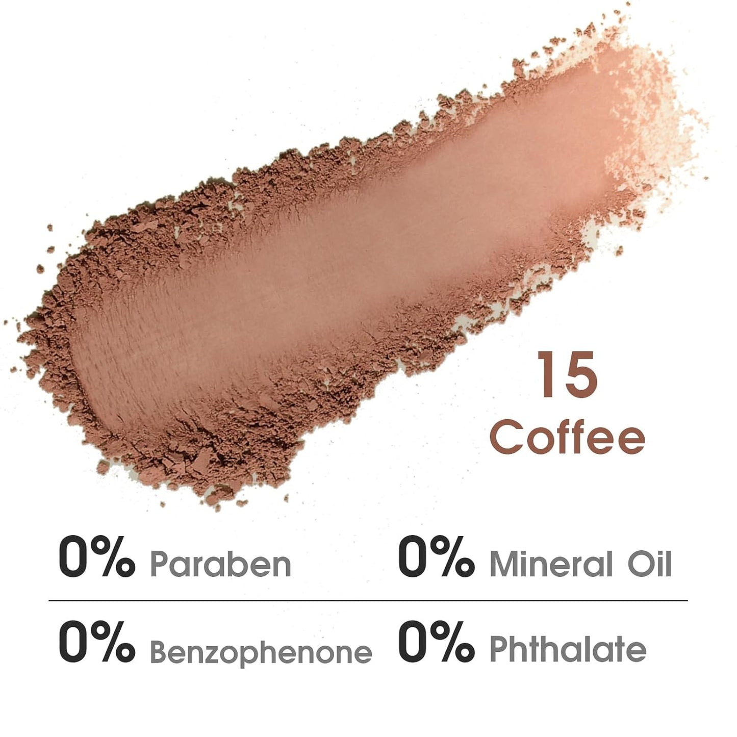 UCANBE Brown Single Eyeshadow Palette, Highly Pigmented Matte Eye Shadow Powder, Professional Long-Lasting Waterproof Makeup Palette