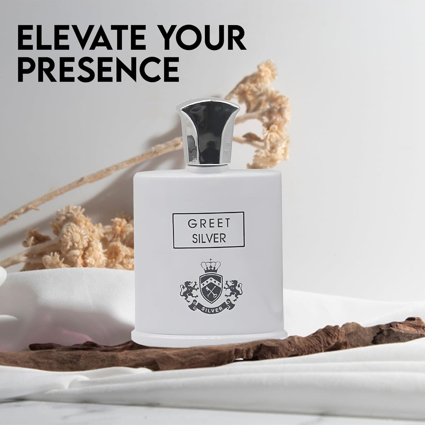 Greet Silver's Cologne–Bold & Sophisticated Scent Perfume for Men With Citrus,Spice,And Woody Notes–Long Lasting Fragrance For All Occasions