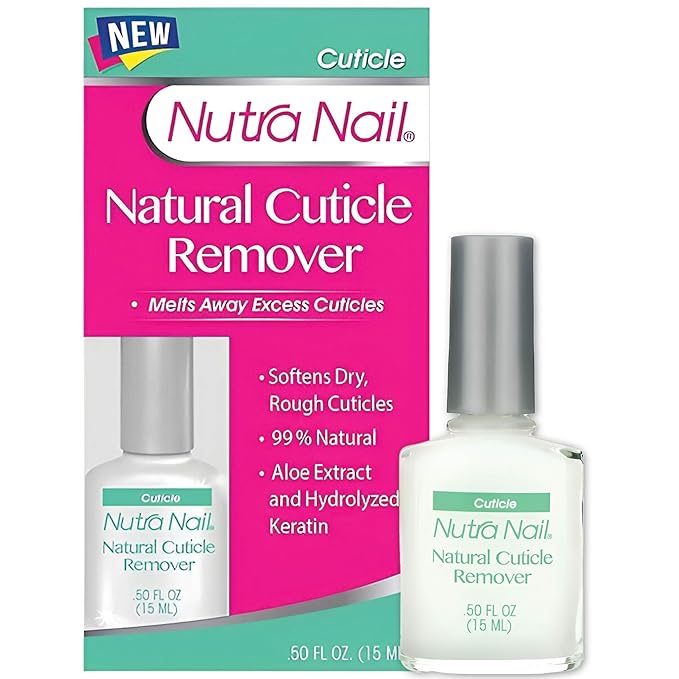 Nutra Nail Naturals Cuticle Remover - Instant Nail Bed Softener & Removal Oil Treatment for Nails & Nail Health (0.45 Fl Oz)