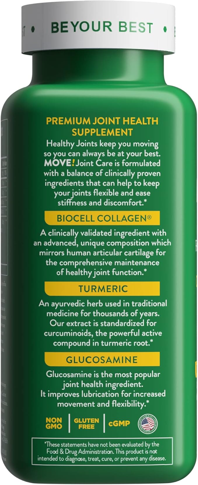 Move! Healthy Joints with BioCell Collagen, 95% Curcuminoids, 90 Capsules