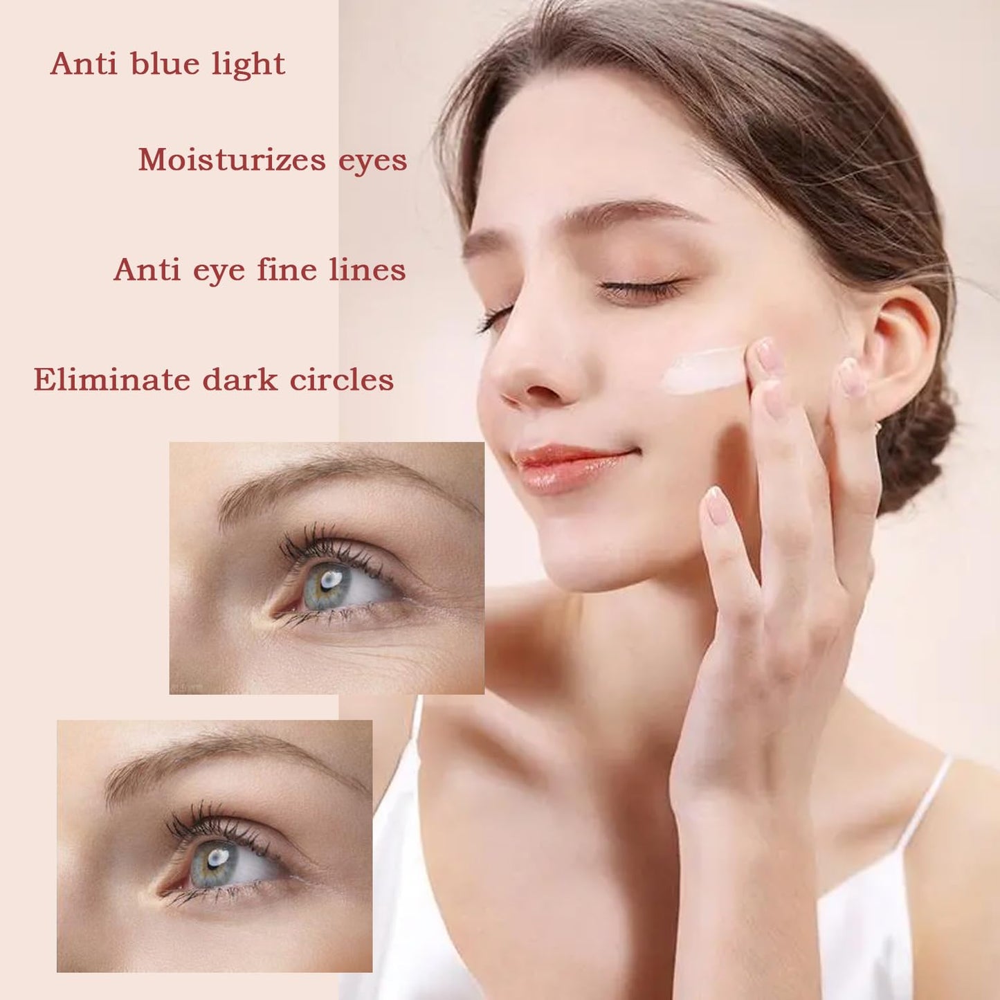 Calcium Volume Multi Balm, Wrinkle Core Stick, Collagen Moisturing Stick, Hydrating, Almond & Vitamin E for Lip Balm Eye Cream Neck. 2pcs