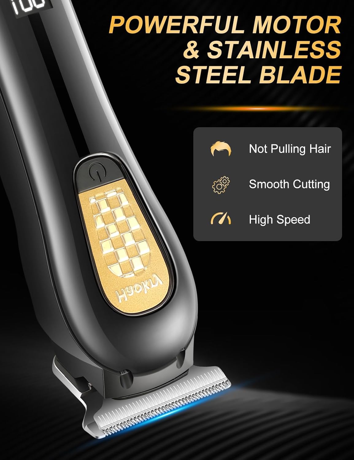 Hair Clippers & Trimmer for Men,Professional Barber Clippers and Trimmers Set,Mens Cordless Hair Clipper for Barbers Haircut Kit,Beard Trimmer,Rechargeable Electric Shaver