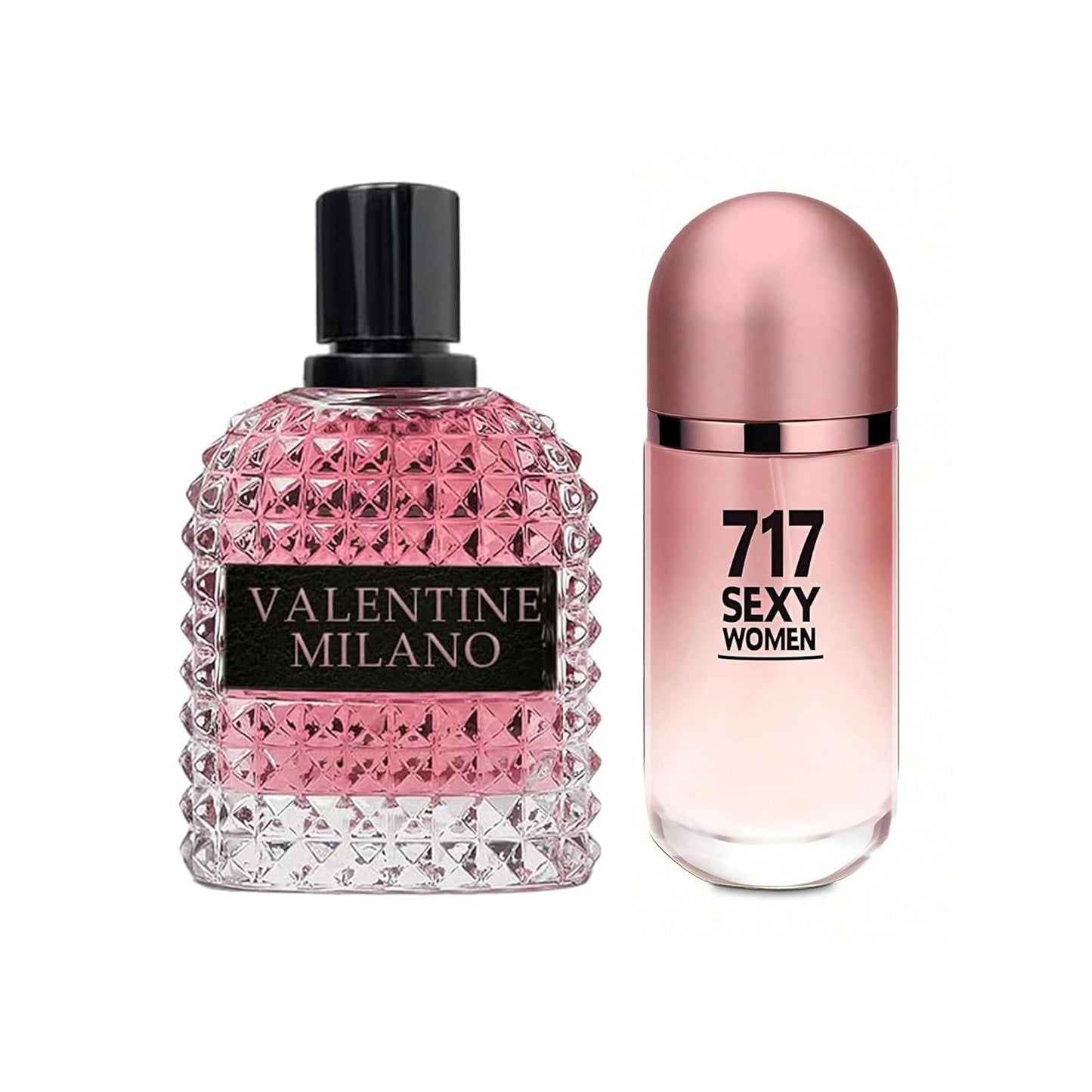 Women's Perfume Combo Set Milano Women&717 Sexy Women Floral Fruity Fragrance Eau De Parfum Elegant 100ml Bottle Natural Spray Each for Daily Used