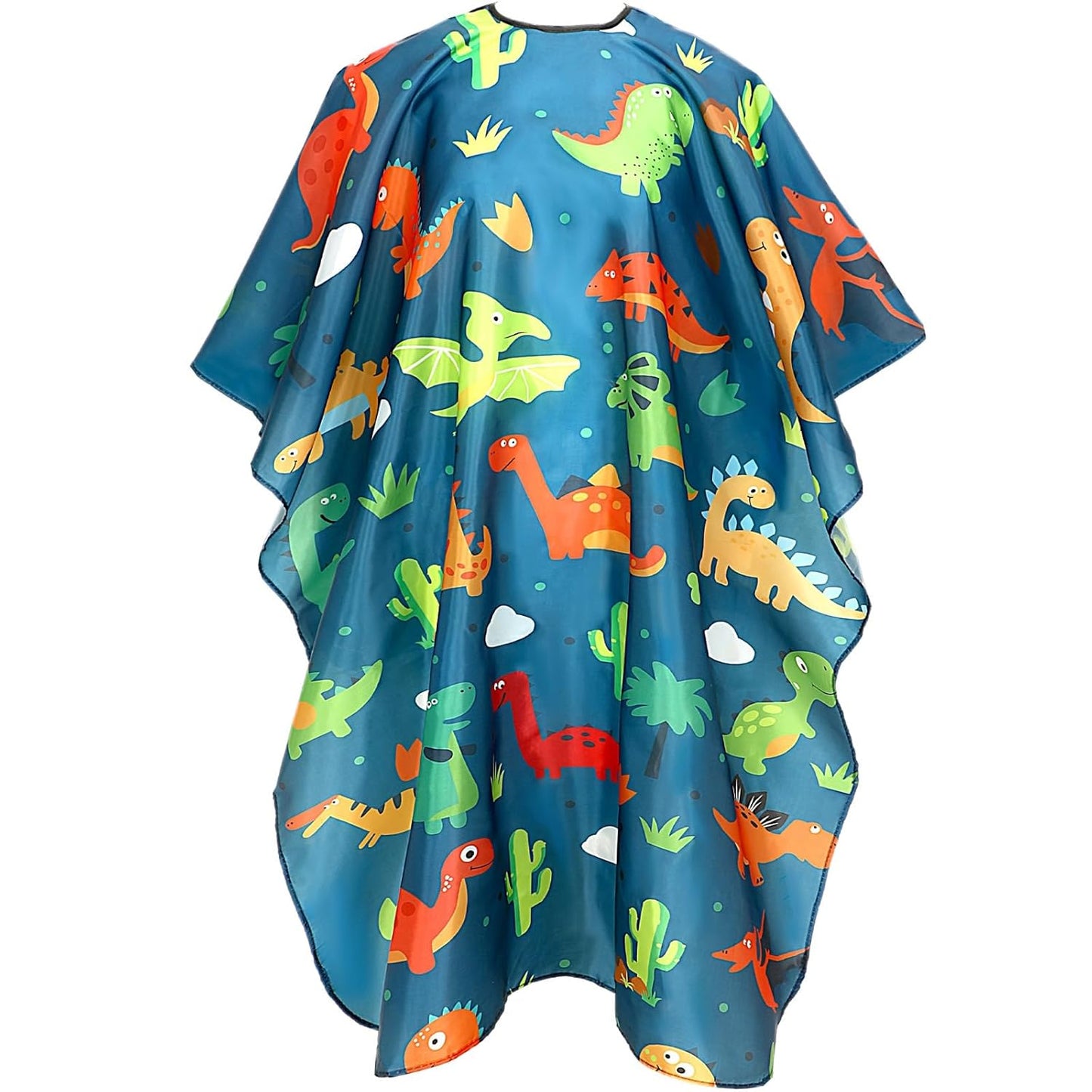 FEBSNOW Kids Hair Cutting Cape, Professional Barber Cape Cartoon Pattern Apron with Adjustable Closure for Children Salon Barber Supplies for Kids 55 x 39 Inches